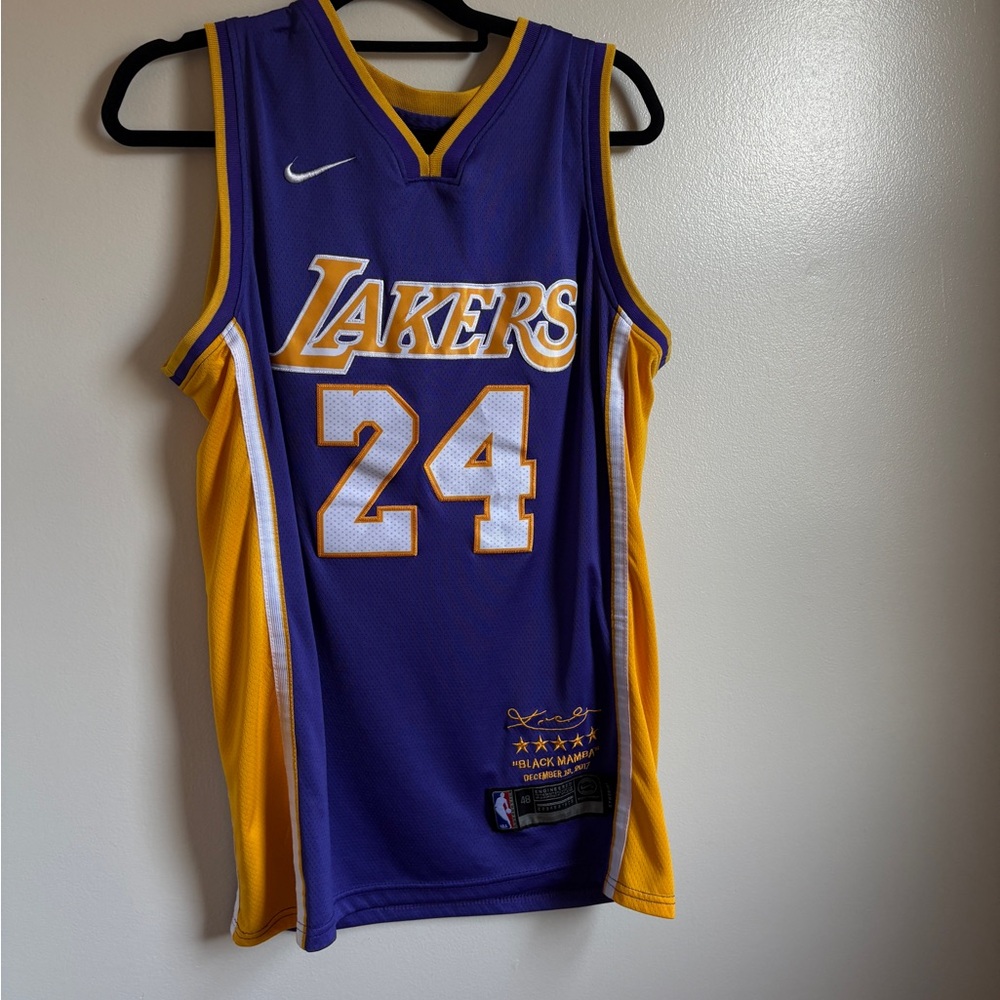 Nike Lakers Purple and Yellow Jersey